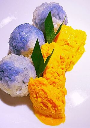 Foto resep Sherbet Mangga dan Ketan Pulut Telang
