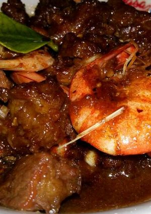 Foto resep Daging+udang bumbu kecap
