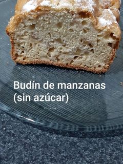 Una foto de Budín de manzana 🍎 sin azúcar