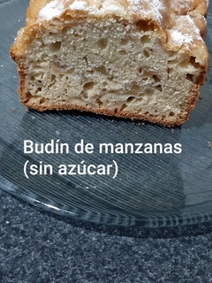 Una foto de Budín de manzana 🍎 sin azúcar