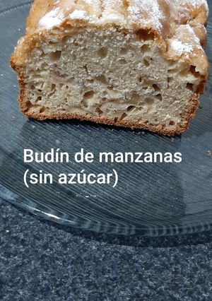 Una foto de Budín de manzana 🍎 sin azúcar