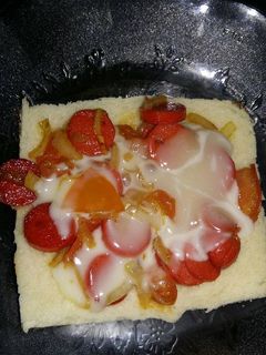Foto resep Pizza roti tawar teflon