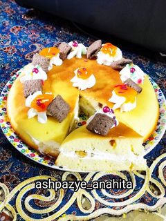 عکسی از دستور 🍪کیک خامه ای کشمشی🍪