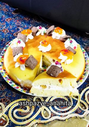عکسی از دستور 🍪کیک خامه ای کشمشی🍪