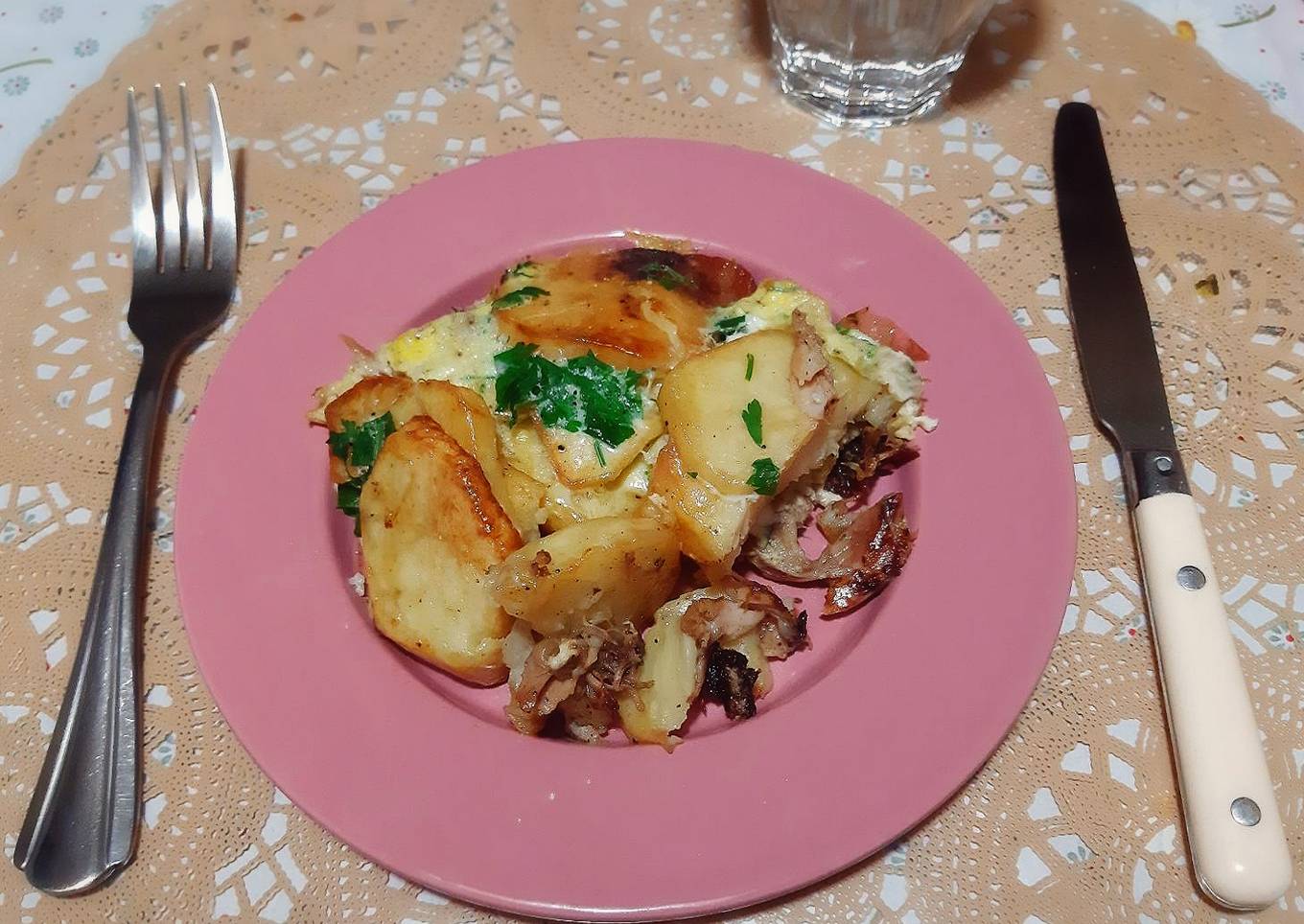 Gratin de poulet au pomme de terre 🍴