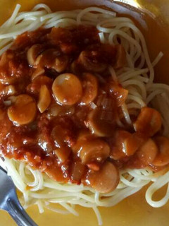 Foto resep Saos spageti sosis kornet