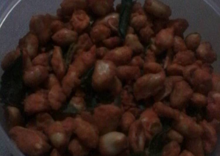 Cara Gampang Membuat Kacang thai gurih pedas #BikinRamadanBerkesan, Bikin Ngiler