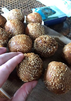 Hình của món Bánh ram, bánh lúc lắc hay bánh cam.