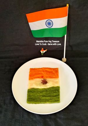 तिरंगा सूजी ढोकला - 80वां स्वतंत्रता दिवस स्पेशल रेसिपी मुख्य फोटो