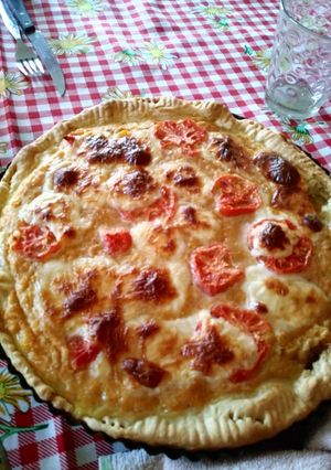 Una foto de Tarta y masa casera fácil y saludable !