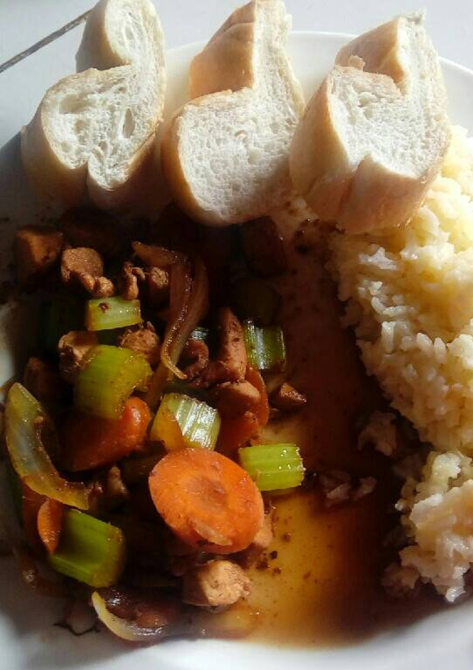 Una foto de Pollo en salsa teriyaki