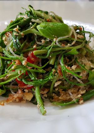 รูปของ ผัดสามเหม็น (เจ) #กินผักรักสุขภาพ4