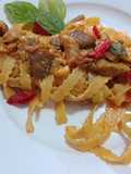 Egg Fettuccine with Caesar's Mushrooms