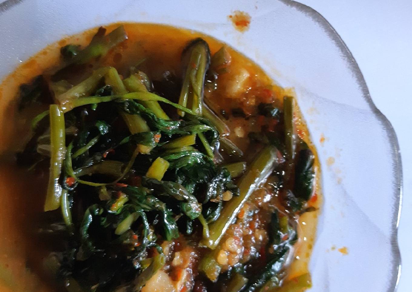 Kangkung Balacan ala Anak Kos