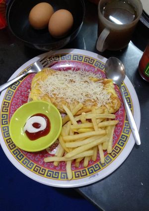 Foto resep Cheese omlette