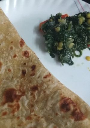 पालकाची भाजी रेसिपी चे मुख्य फोटो