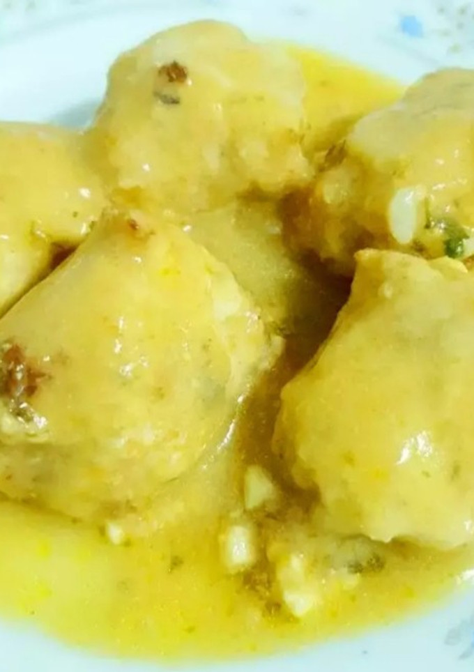 Una foto de Albóndigas al vino blanco
