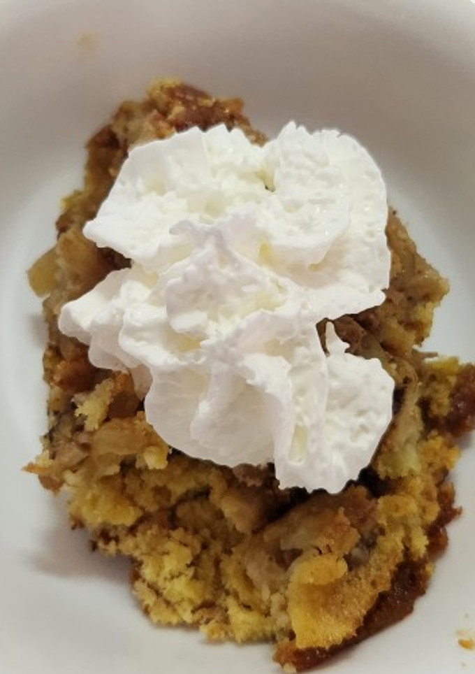 A picture of Caramel Apple Dump Cake.