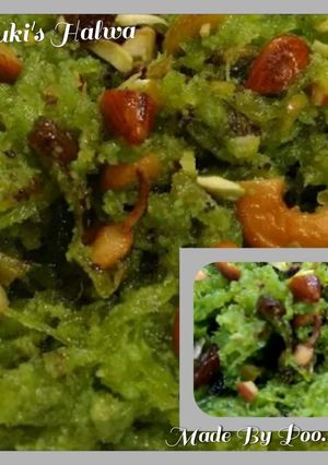 A picture of Dudhi Halwa.