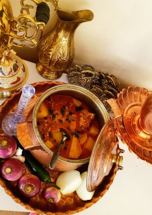 عکسی از دستور آبگوشت مرغ