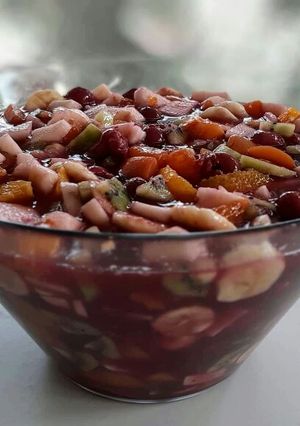 Legjobb gyümölcssaláta recept fotója