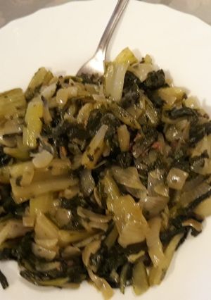 Una foto de Acelgas con anchoas