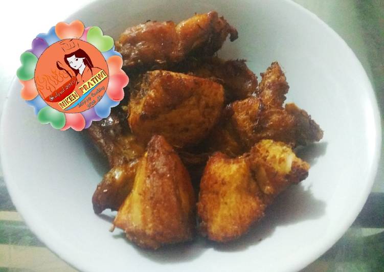 Resep Ayam Goreng Ungkep Tanpa Sereh, Lada dan Daun Salam ? Anti Gagal