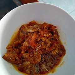 A picture of Sambal Ikan Asin.