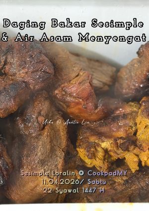 Gambar Daging Bakar & Air Asam Aidilfitri