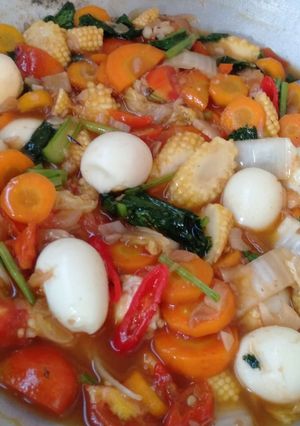 Foto resep Capcay Kuah Pedas Segar
