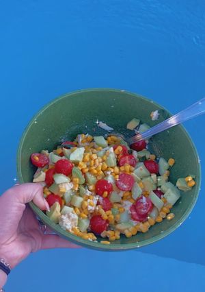 Une photo de Salade composée délicieuse