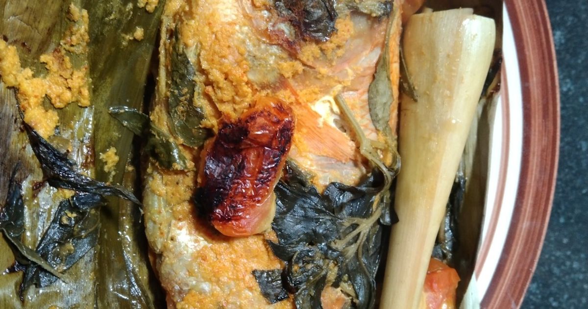468. Pepes bakar Ikan Nila