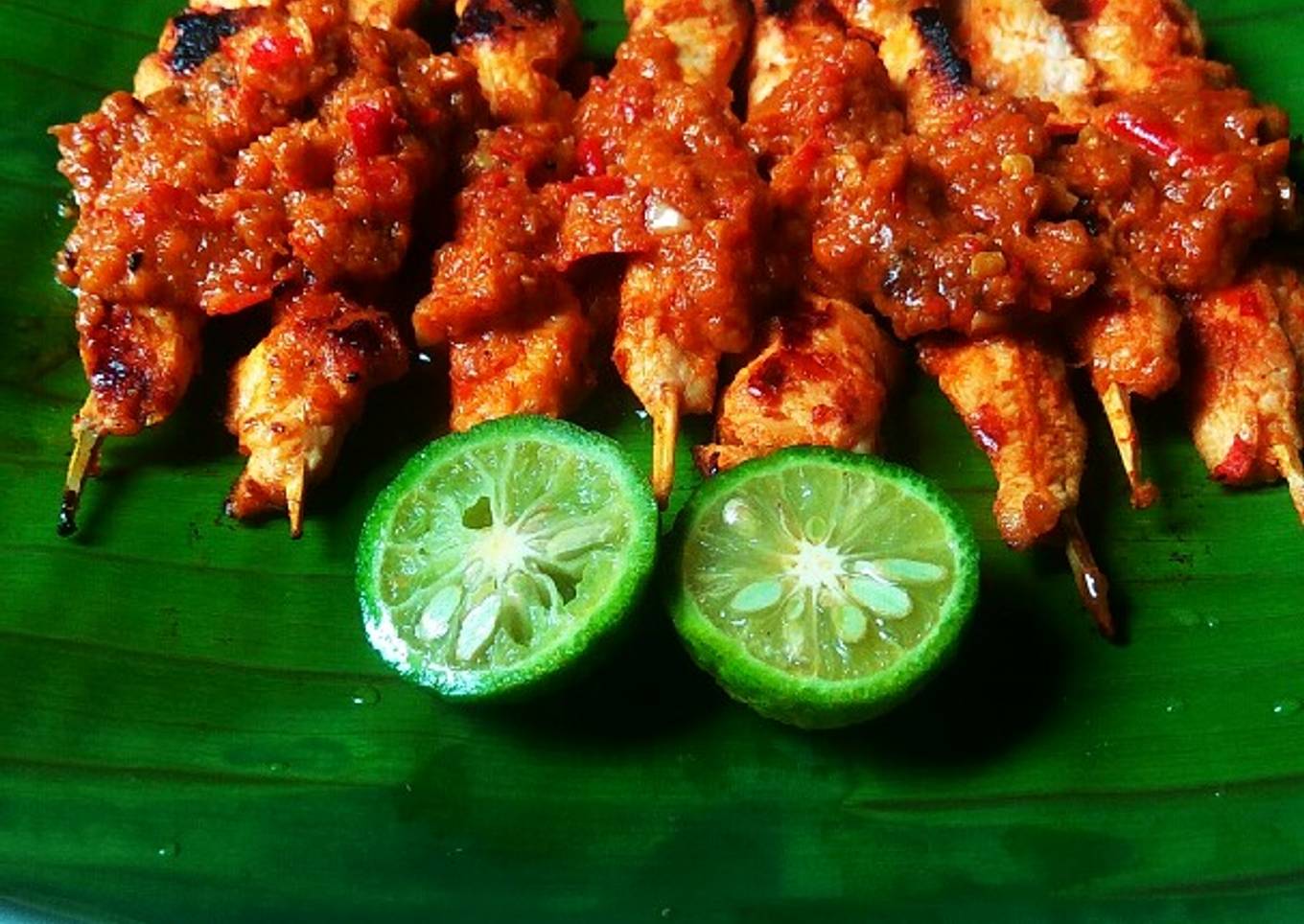 Sate bumbu ayam bakar