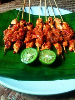 Foto resep Sate bumbu ayam bakar