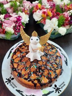 عکسی از دستور کیک اسفنجی ساده وانیلی