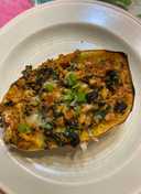 Turkey Taco Squash boats