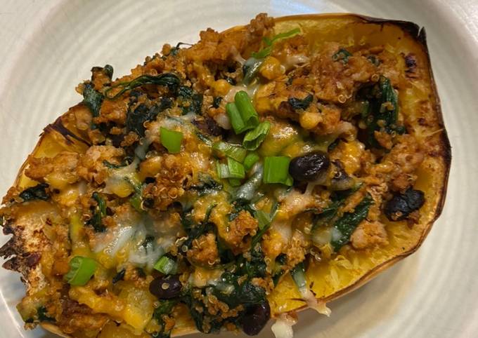 Turkey Taco Squash boats