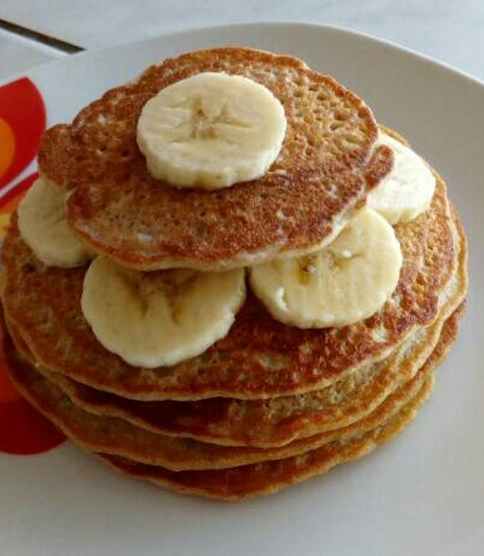 Una foto de Pancakes de avena (+ versión vegana)