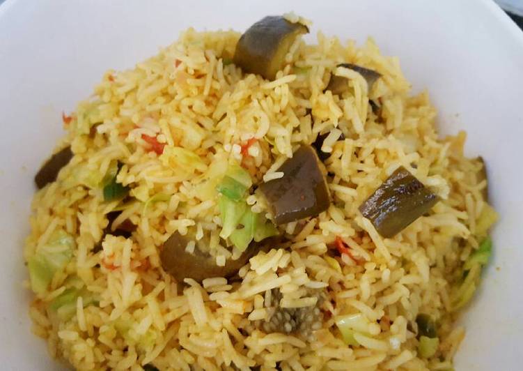 Vegetable biryani fusion Vegetable biryani fusion