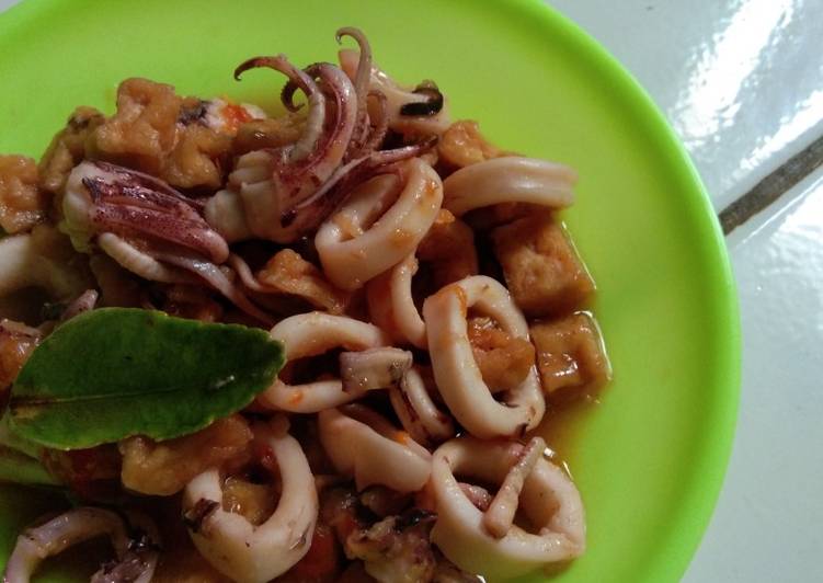 Bahan Cumi tahu balado | Cara Membuat Cumi tahu balado Yang Bisa Manjain Lidah
