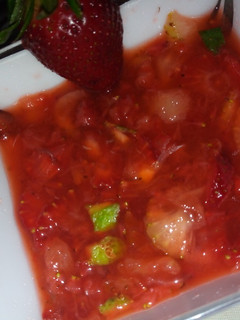 A picture of Strawberry lemon dip.