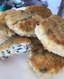 Nuggets/patitas de pollo y espinaca