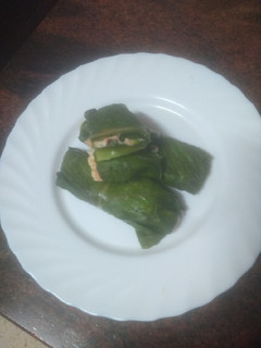 Una foto de Rollitos de verano relleno de ensaladilla rusa