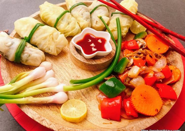 My Daughter love Steamed Chicken Cabbage Rolls