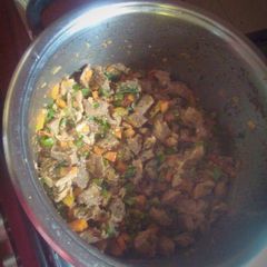 A picture of Dry fry nyama.