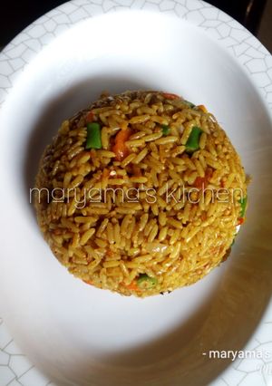 A picture of My fav easy fried rice.