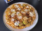 Une photo de basilic omelette