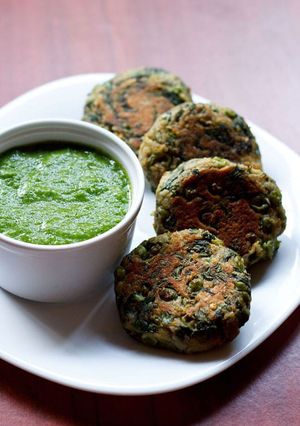 A picture of Chane ke cheese kebab.