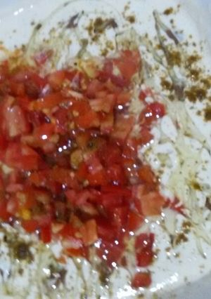 صورة لوصفة فول مدمس (فول بلبن وطحينة)