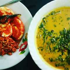 A picture of Sayur daun ubi santan yg kasar / tdk ditumbuk enak & sedap :).